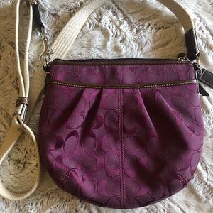 Coach Purple Purse Crossbody Bag